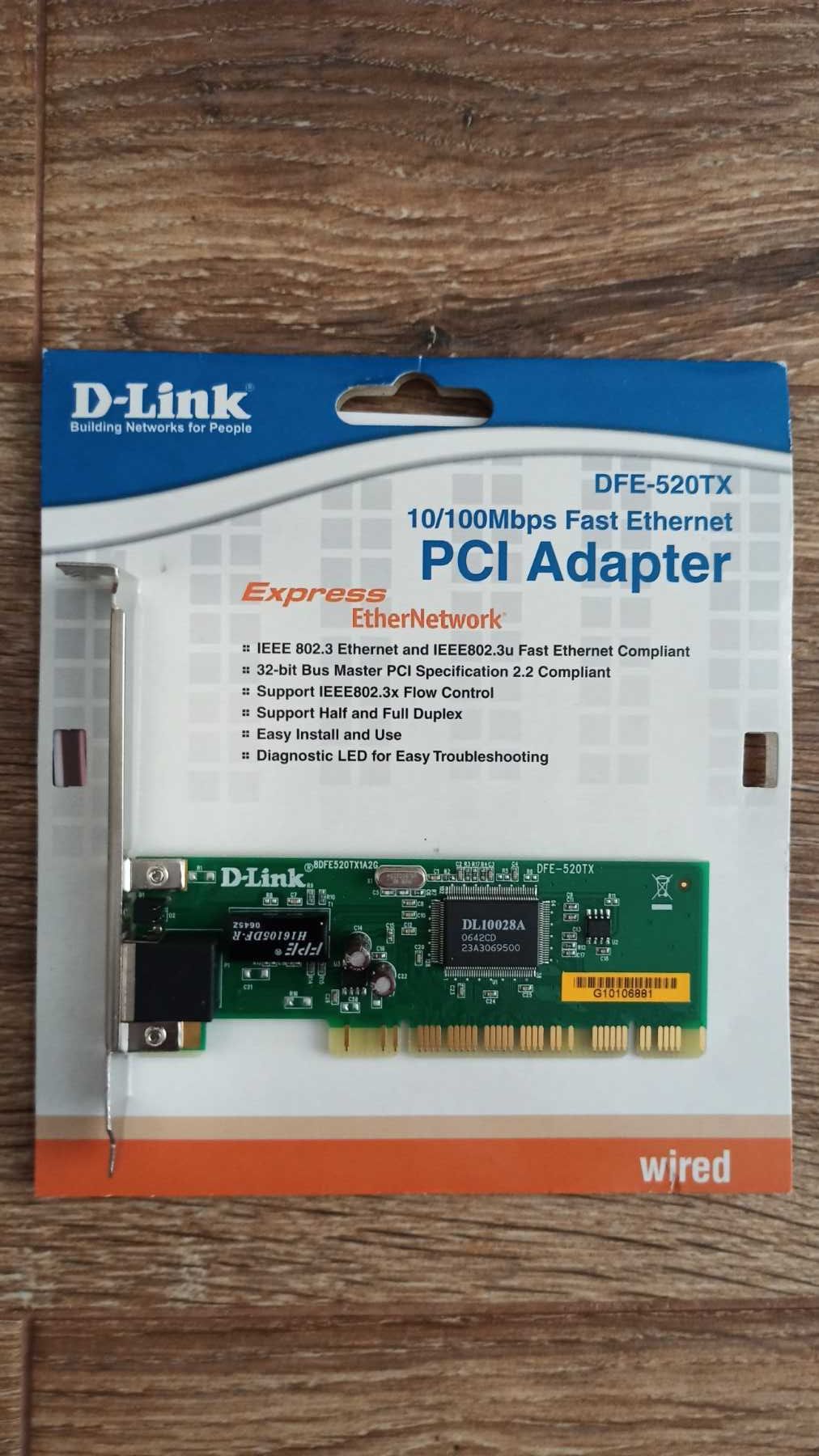 Продам мережеву карту D-Link DFE-520TX