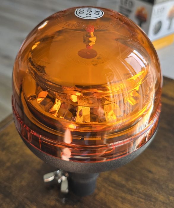 Lampa błyskowa LED, 3 Funkcje, 12V (DC), 24V (DC) Mocowana na trzpień