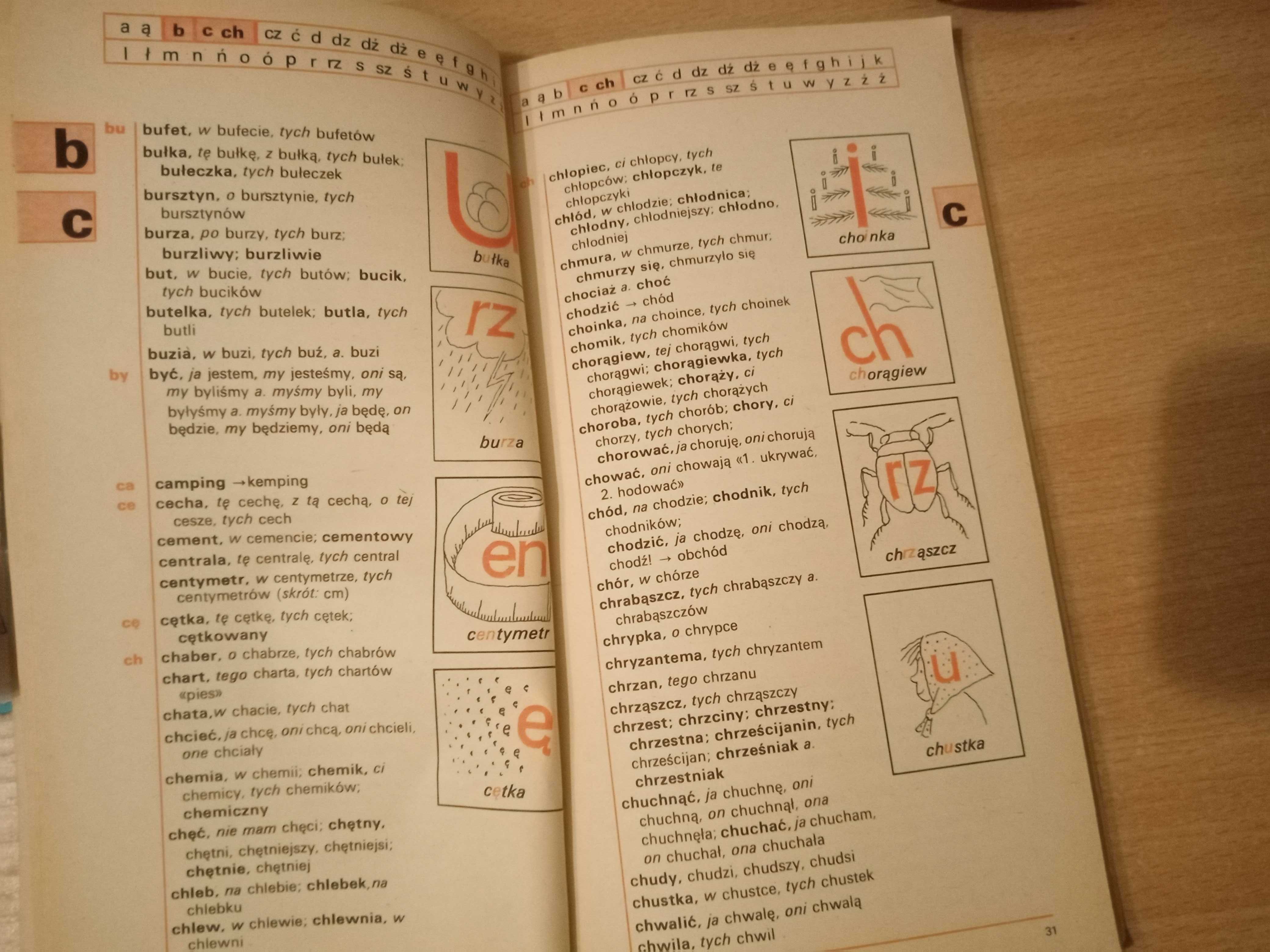 Ilustrowany słownik ortograficzno-gramatyczny dla klas 1-3