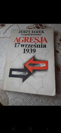 Książka historyczna Agresja 17 września 1939 unikatowa z roku 1990
