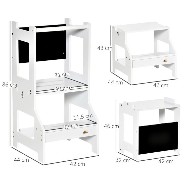Torre de aprendizagem montessori 3em1