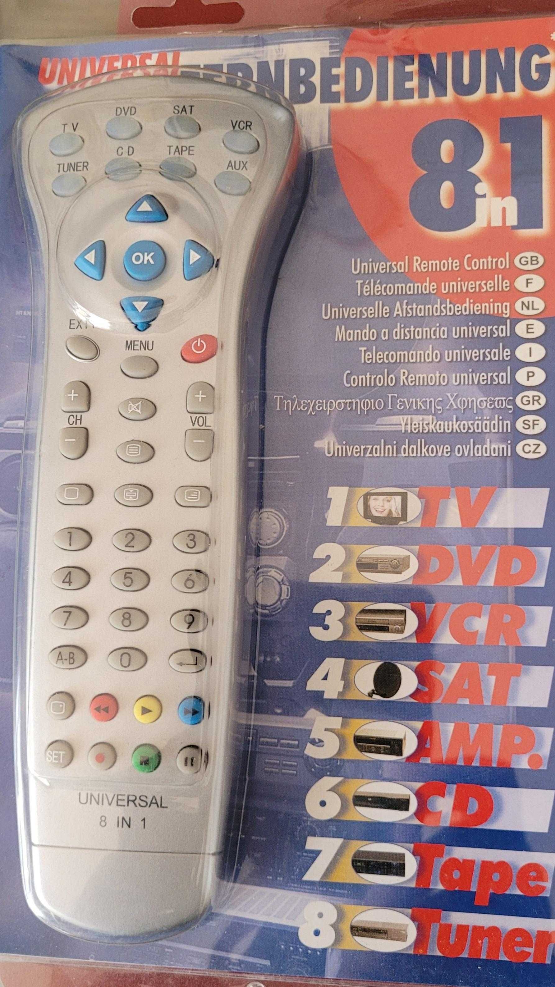 comandos de televisão e vídeo universais