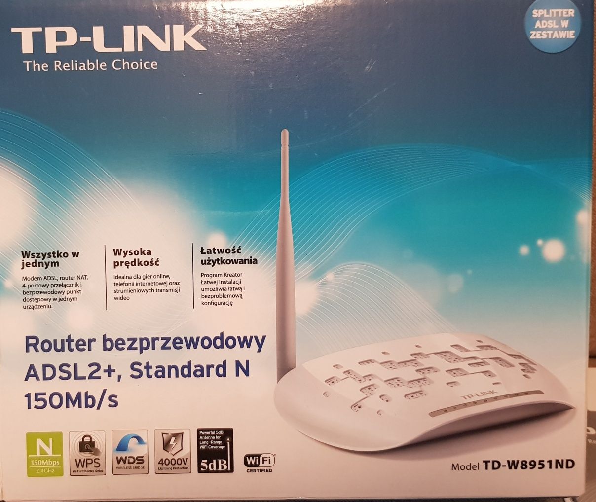 Router bezprzewodowy TP-Link 150Mb/s