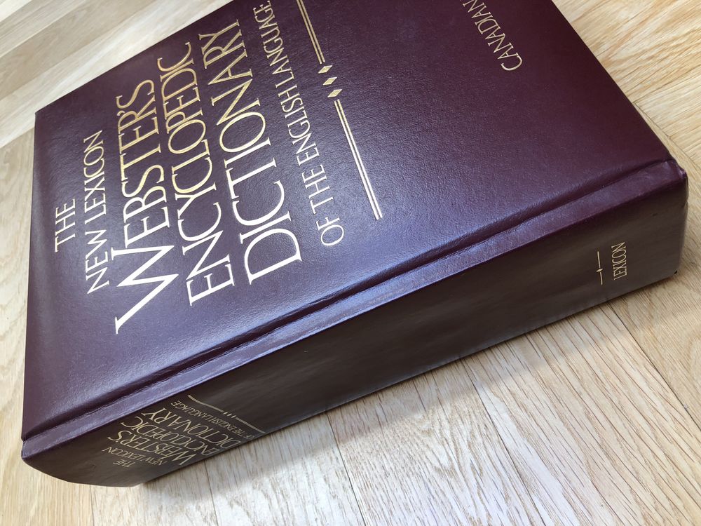 Webster’s Dictionary WIELKI słownik angielski piękne do kolekcji