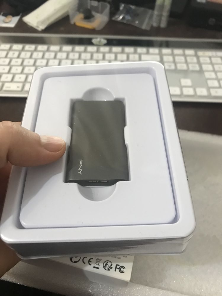 Usb 3.1 ssd 480gb pny elite портативний ссд