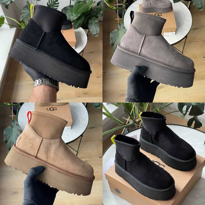 Женские сапоги UGG Classic Mini Dipper Boot 36-41 Натур Замша! Купить!