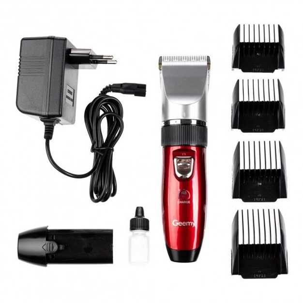 Машинка для стрижки волос Geemy GM-6001 + аккумулятор