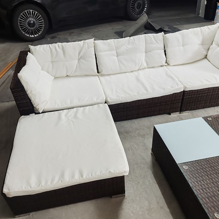 Conjunto sofá exterior