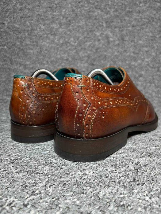 Чоловічі броги туфлі челсі TED BAKER Senape Leather Wingtip 44.5(28.5)