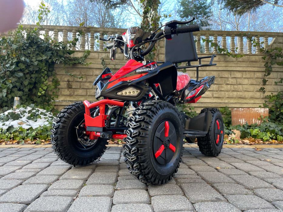 QUAD SPALINOWY 50cc / Pelikan Predator / Duże Koła Pilot Alarm Oparcie