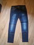 Spodnie jeans , wytarte