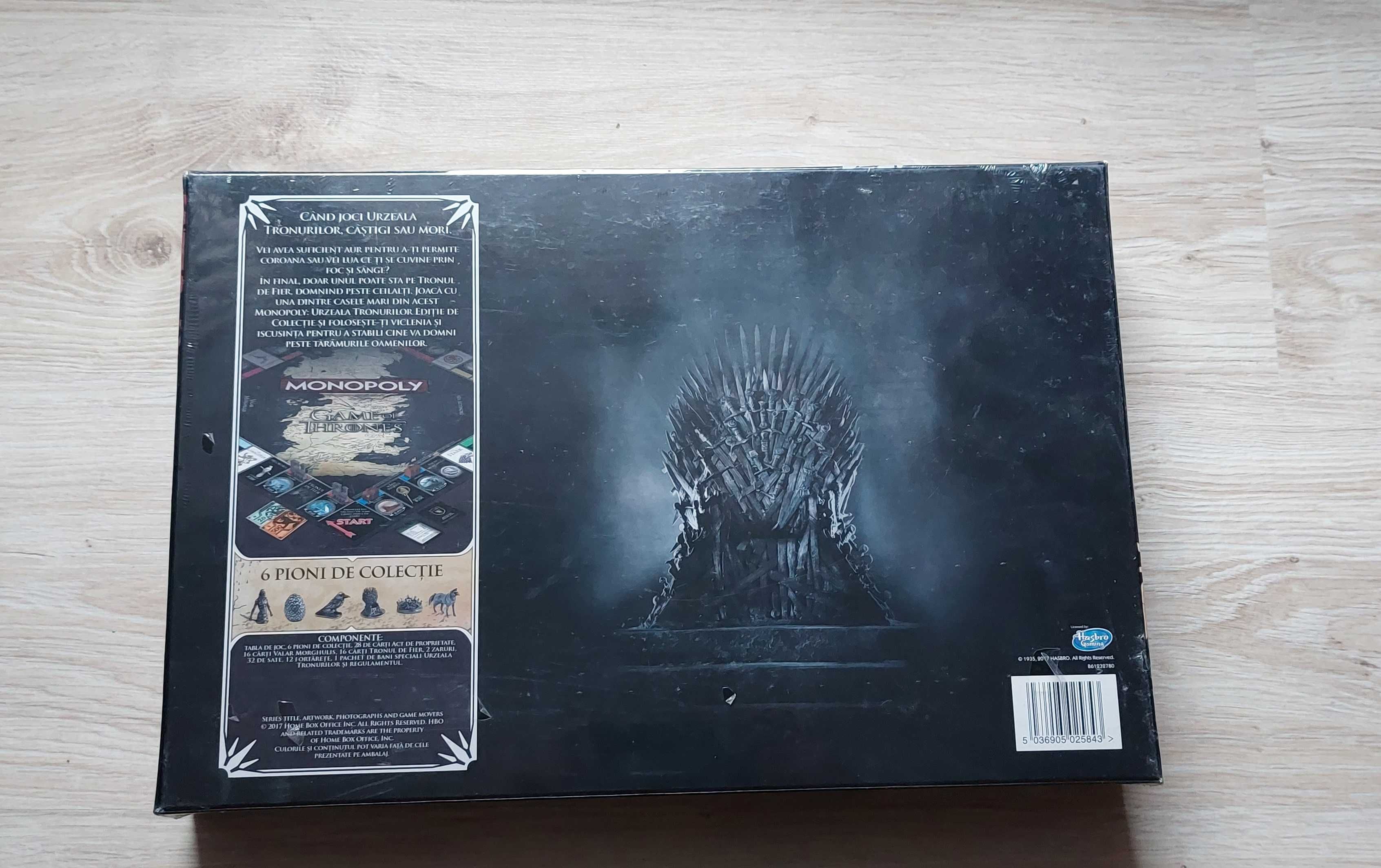 Monopoly Game of Thrones Gra o Tron wersja rumuńska