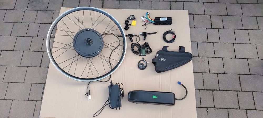 Zestaw do konwersji 1000W, 28, 29 cali 48V+ bateria 14,5Ah i ładowarka