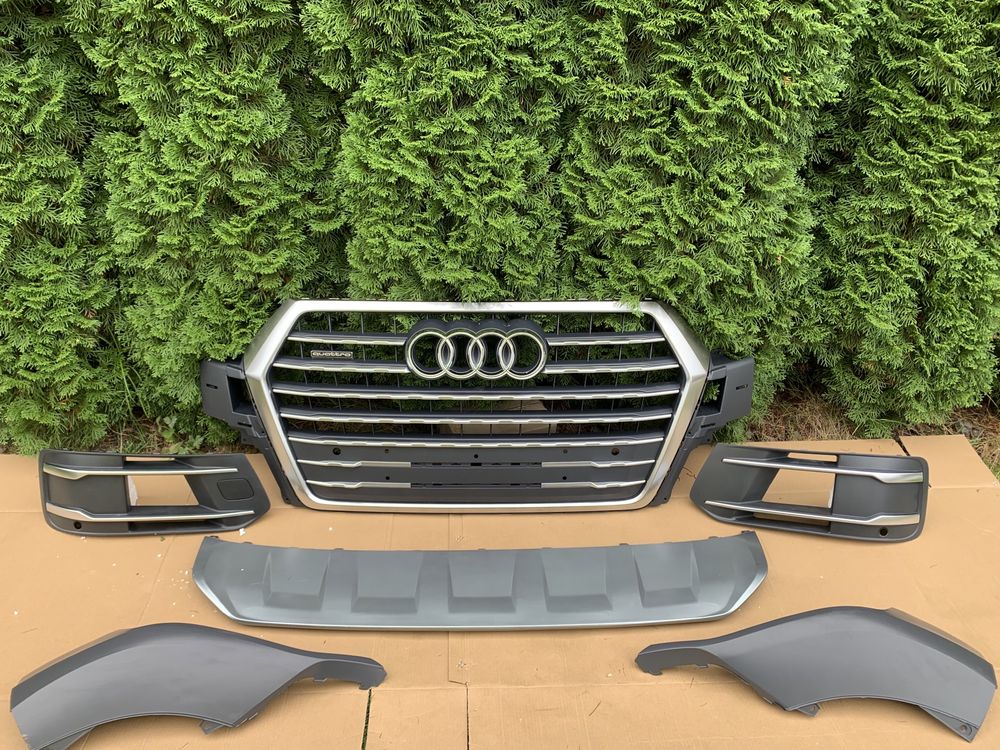 Решетка бампера Audi q7 4m решітка