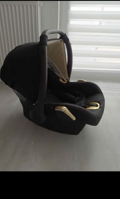 Wózek 3w1 czarno złoty