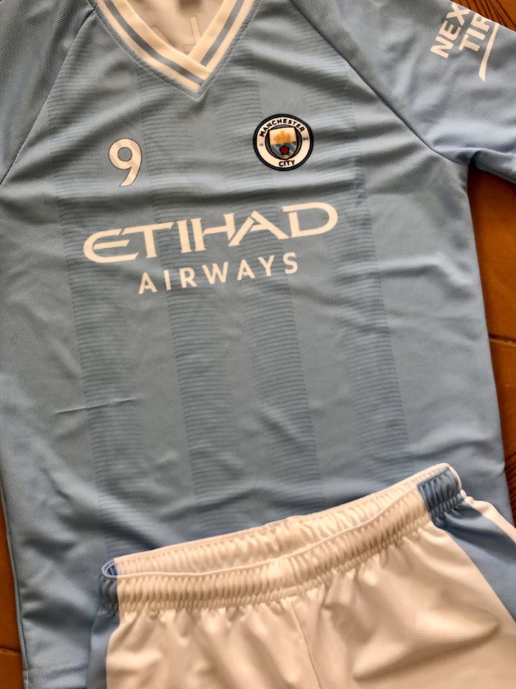 Equipamento de criança Manchester City Haaland