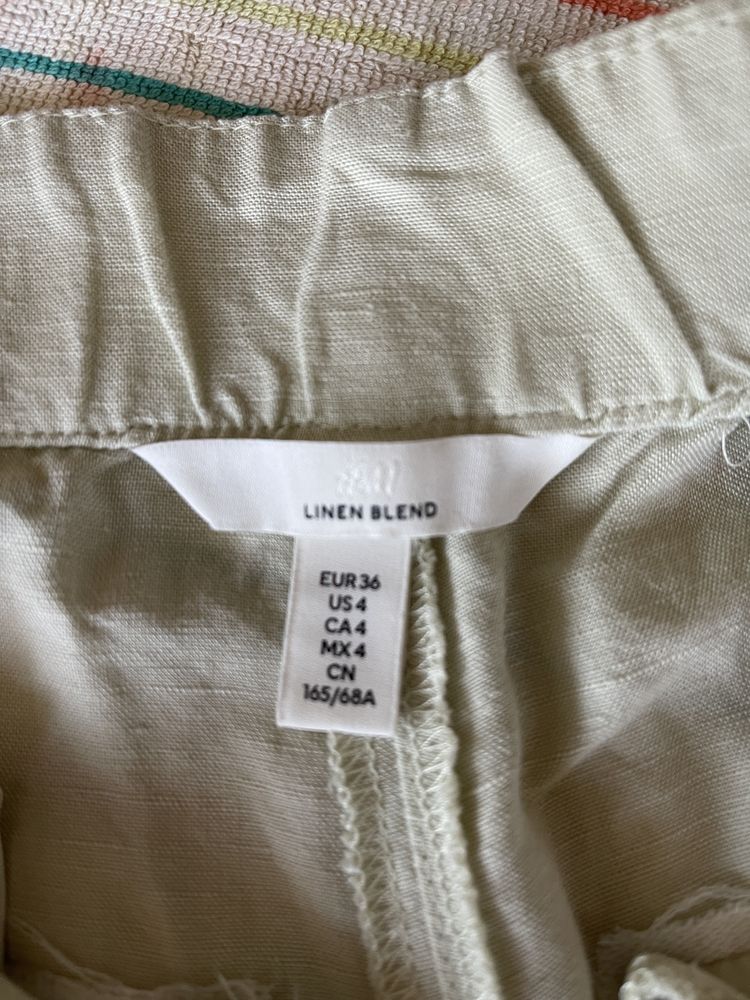 Брюки льняні H&M