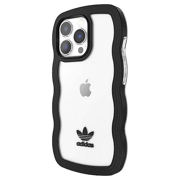 Etui Adidas OR Wavy Case na iPhone 13 Pro / iPhone 13 - czarno-przezro