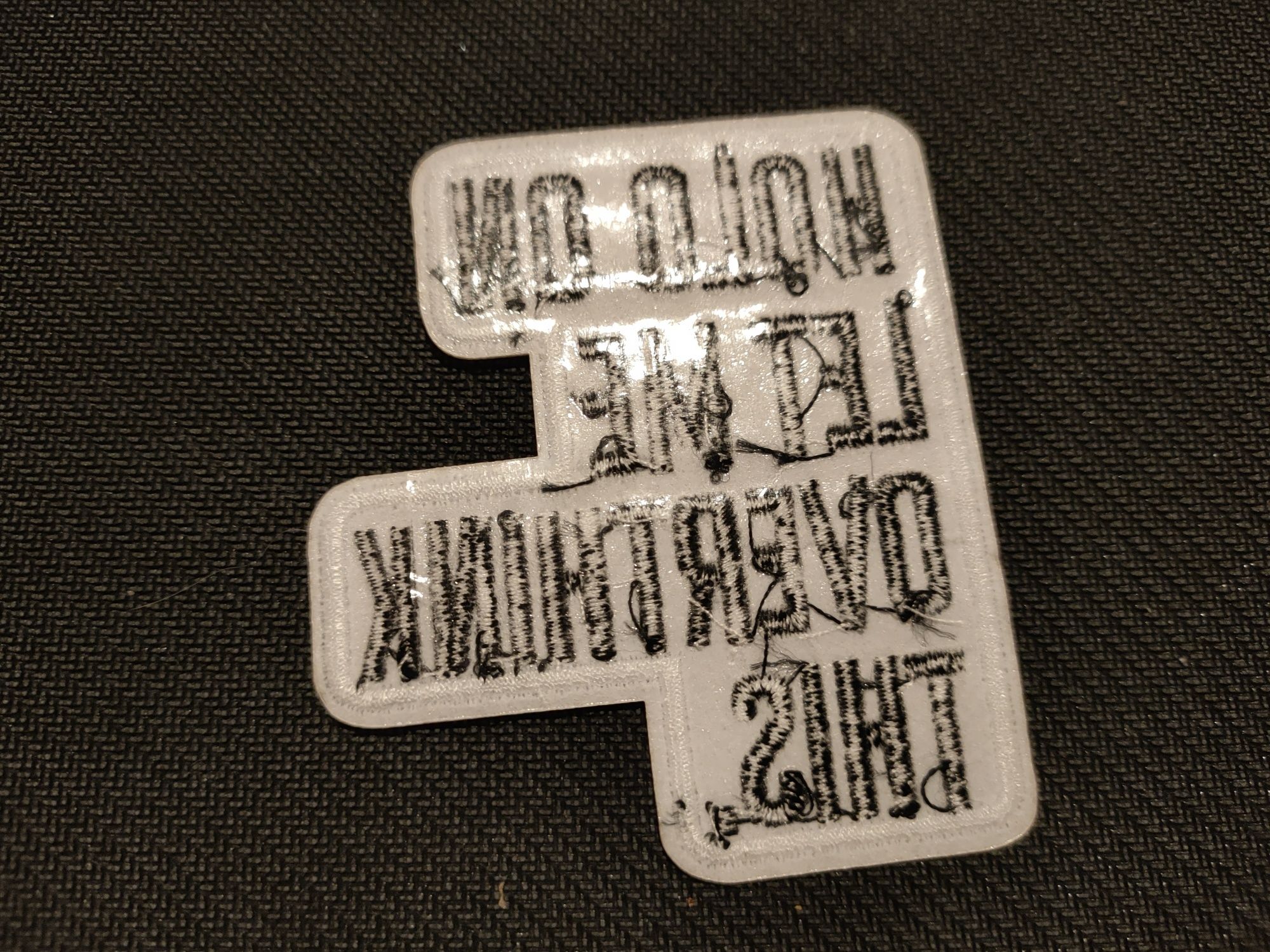 Patch  com frase