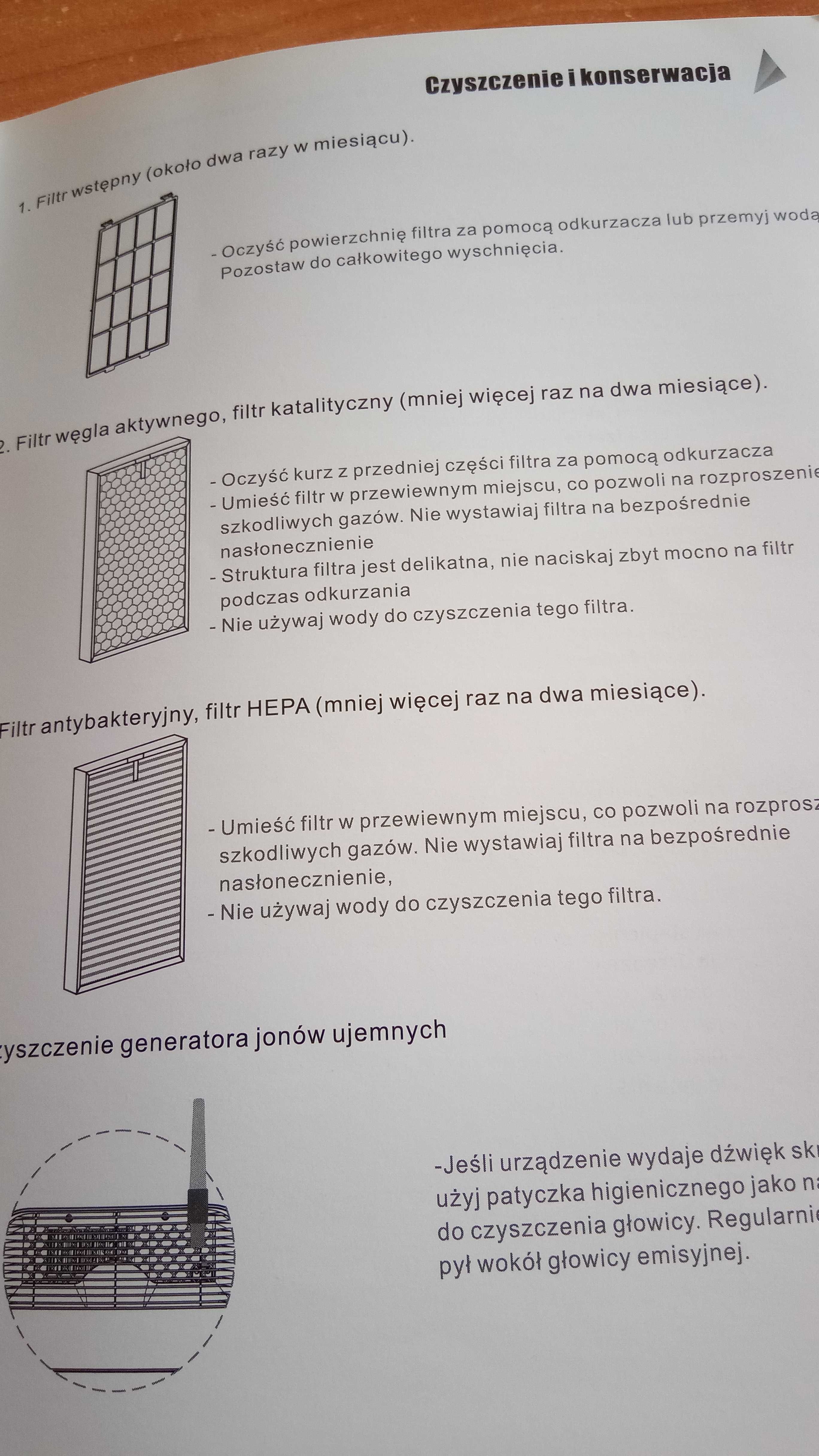 Oczyszczacz powietrza z nawilżaczem.,wifi, pilot