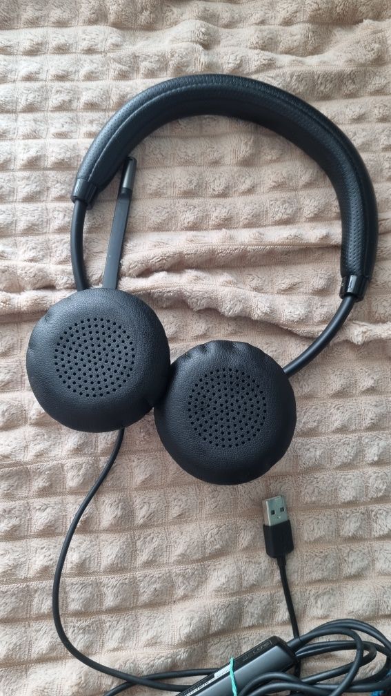 Słuchawki z mikrofonem PLANTRONICS C520-M jak nowe bez śladów użytkowa