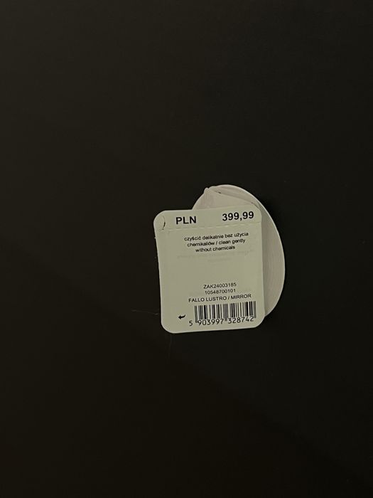 Mega Lustro stojące złote glamour regulowane