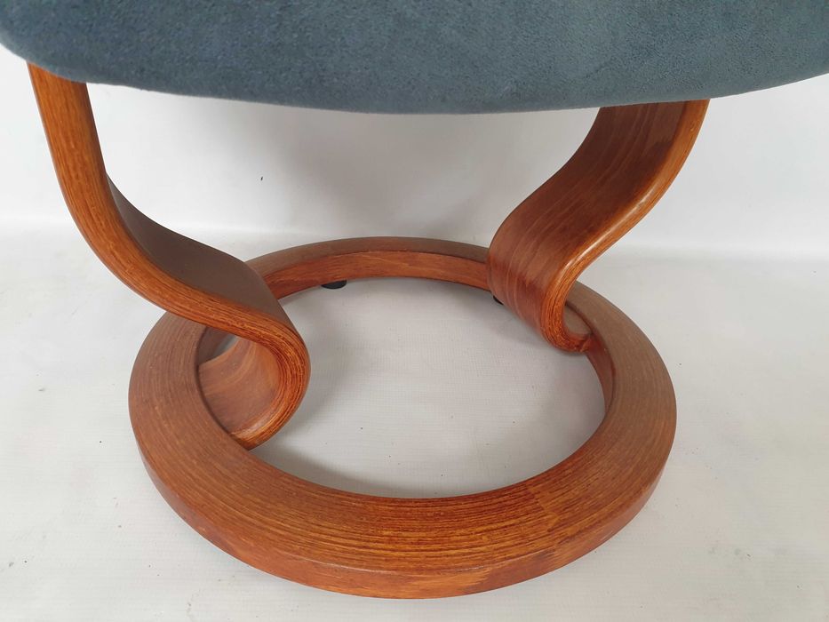 pufa podnóżek welur 48x40x40 EKORNES stressless