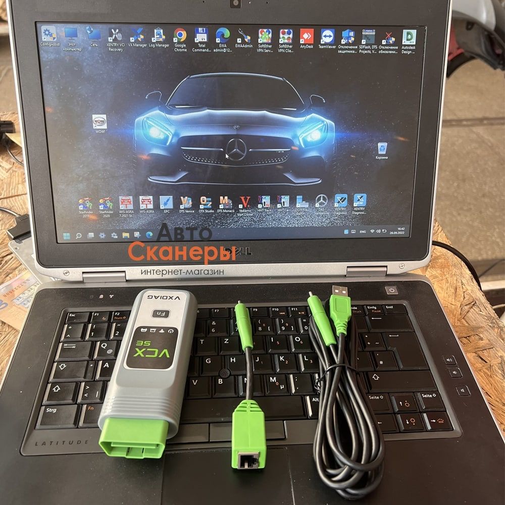 Адаптер VCX SE Wi-Fi для Mercedes DOIP (Xentry VCI) 2025