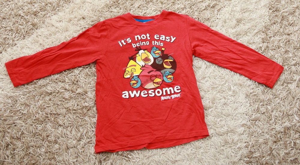 Bluza z Angry Birds / 128 / 7-9 lat