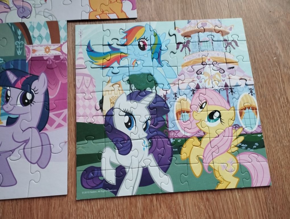 Puzzle koniki pony