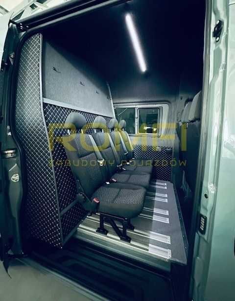 zabudowa busa montaż foteli kamper ducato sprinter iveco crafter proac