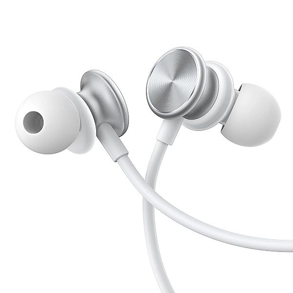 Przewodowe słuchawki douszne Joyroom Wired Series JR-EW03 - srebrne