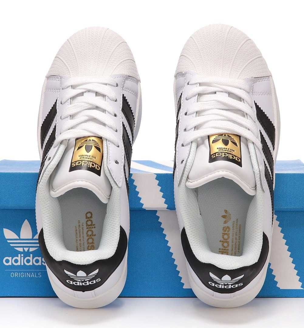 Женские кожаные кроссовки Adidas Superstar XLG Platform шкіряні адідас