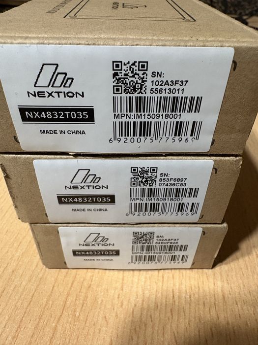 Дисплей Nextion NX4832T035