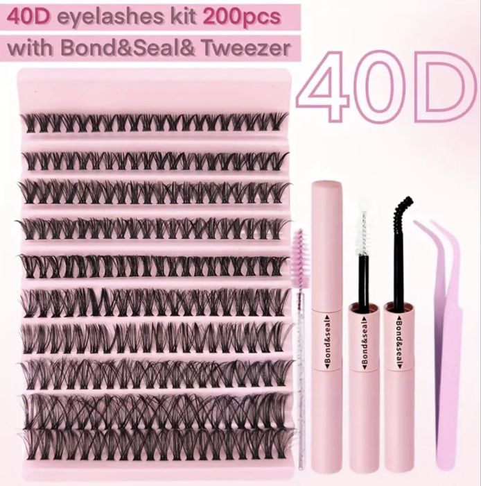 Накладні пучкові вії 30D, 40D