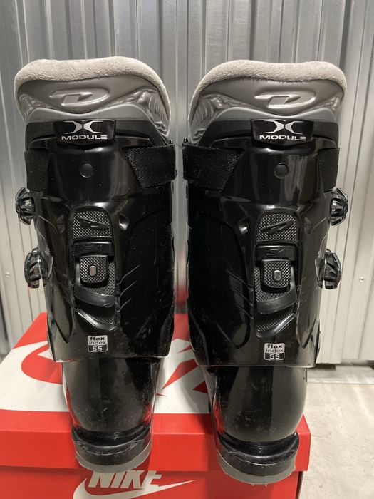 Czarne srebrne Dalbello buty narciarskie wloskie narty Super Comfort