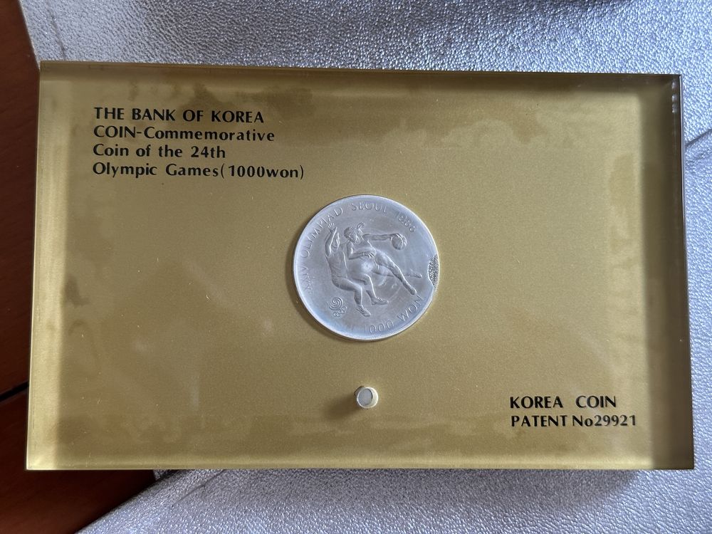 Moneta 1000 wonów - Igrzyska Olimpijskie w Korei 1988