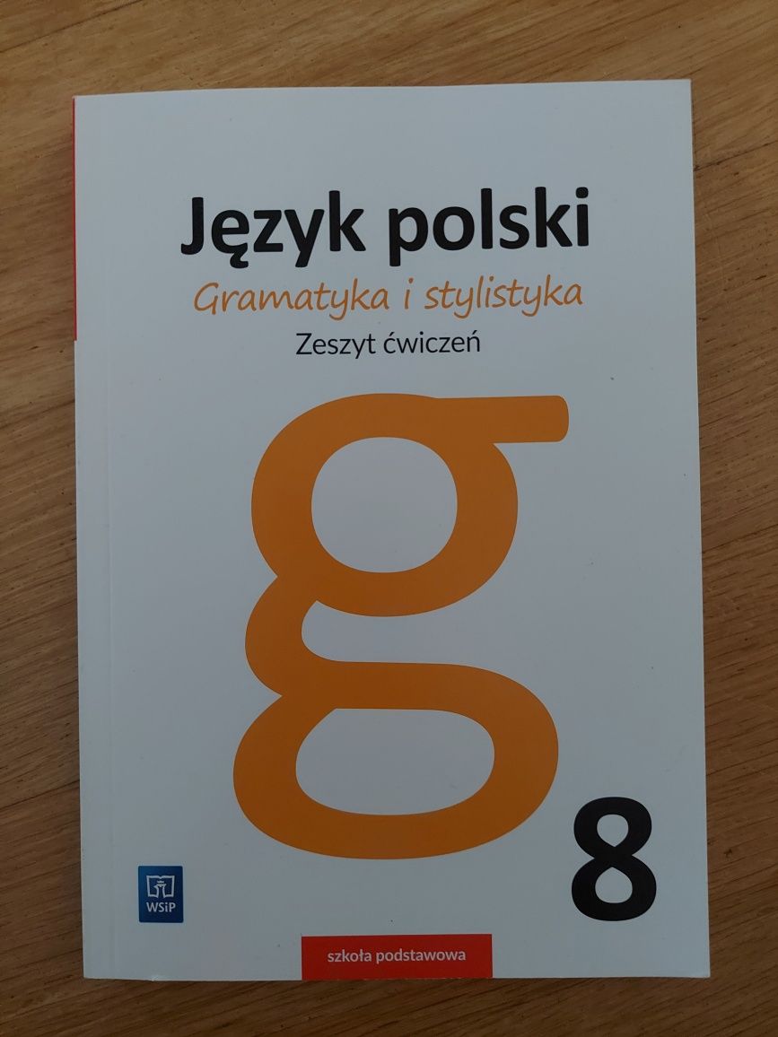 NOWY zeszyt ćwiczeń "Język polski - gramatyka i stylistyka 8"