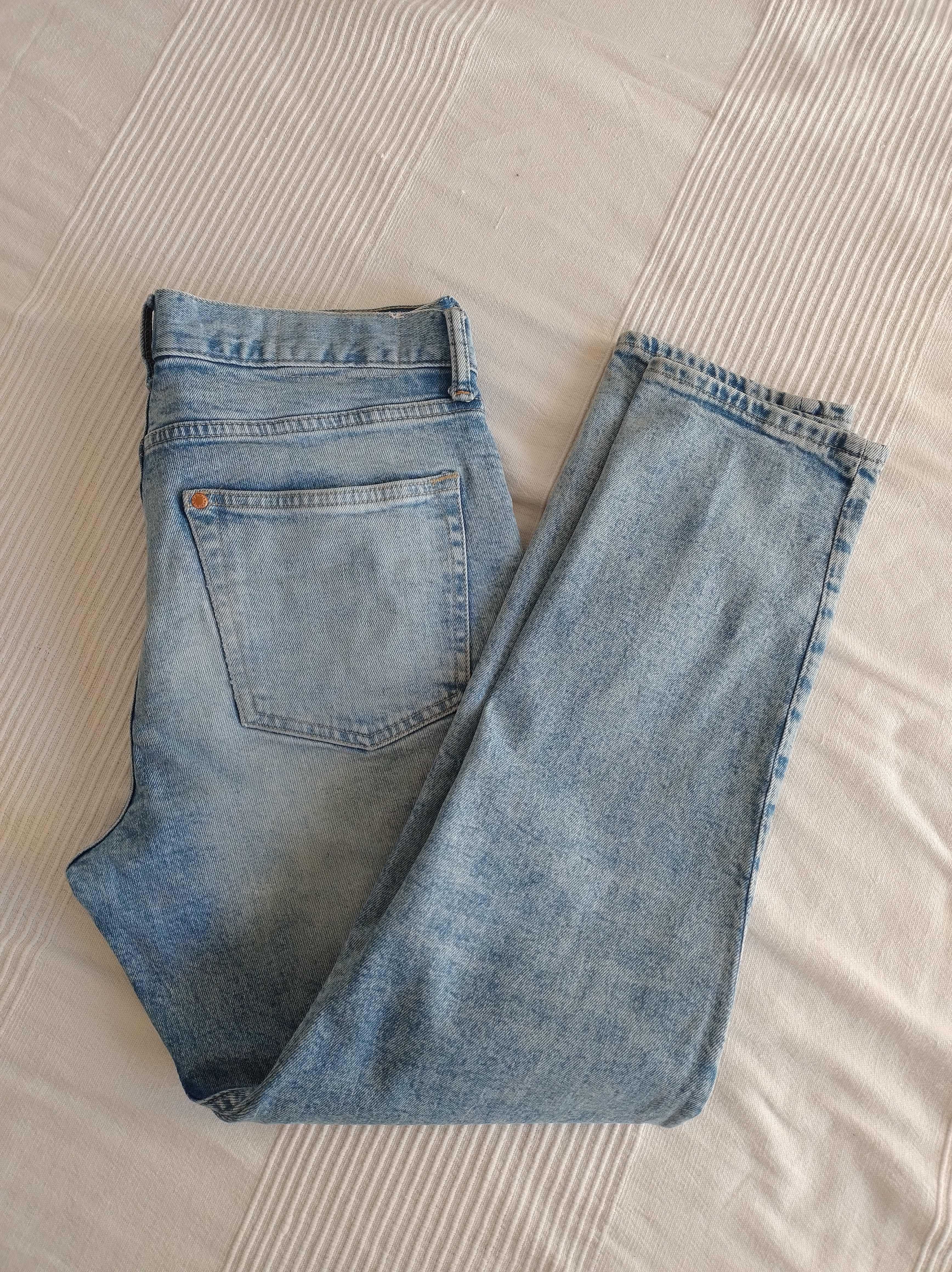 spodnii jeansowe męskie H&M W30 L 32 slim tapered