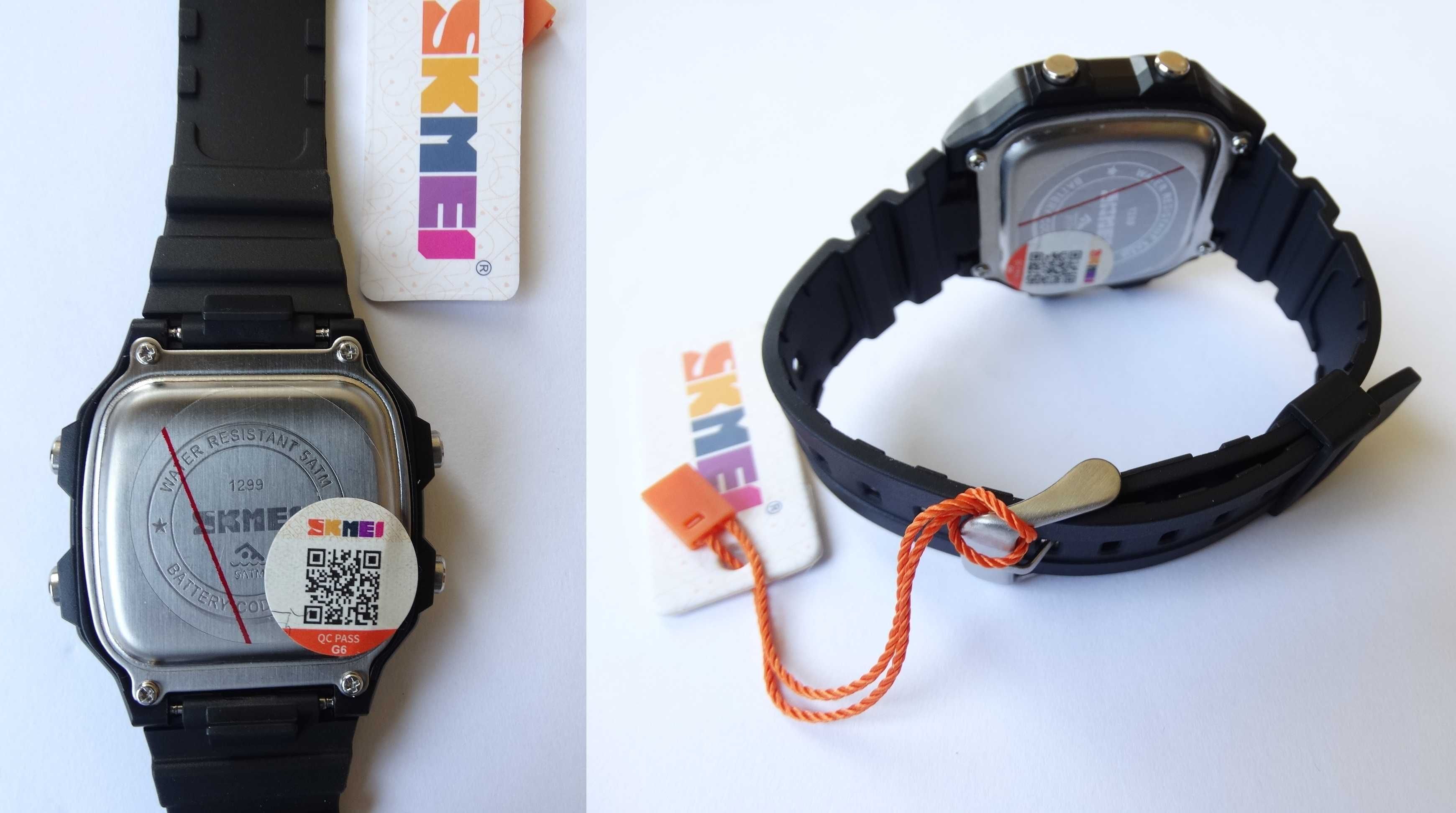 Zegarek elektroniczny Skmei sportowy retro vinatge stoper luma WR50