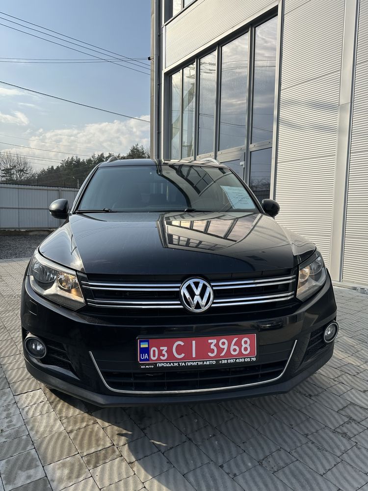 Vw Tiguan 2014р 2.0TSI 4x4 автомат,безключовий,старстоп,шкіра,камера