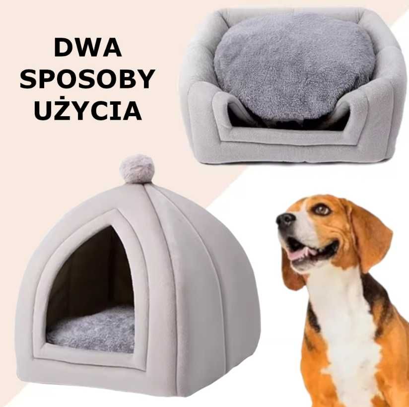 Nowy DOMEK LEGOWISKO DLA PSA Kota Miękkie Posłanie Kojec Buda (-20%)