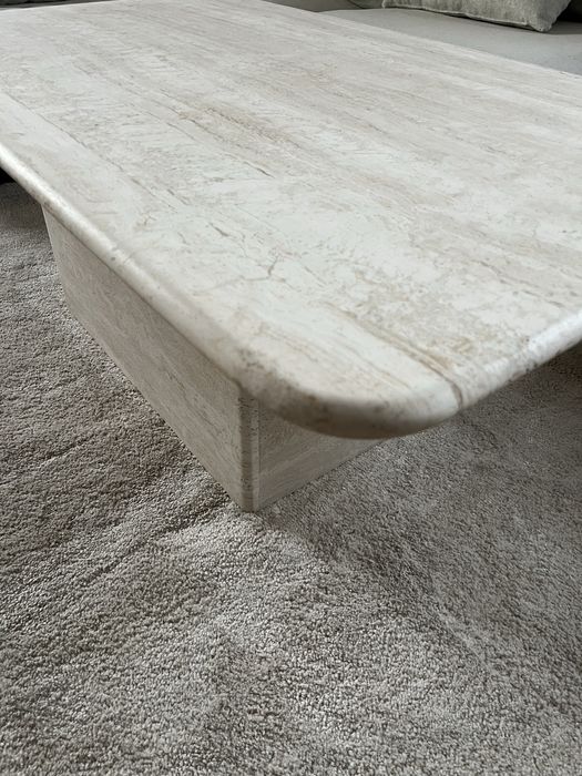 Trawertyn 100% stolik ława stół kamienny marmurowy naturalny