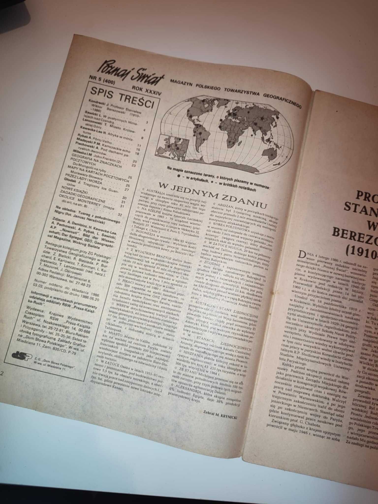 Poznaj Świat 5/12 1986