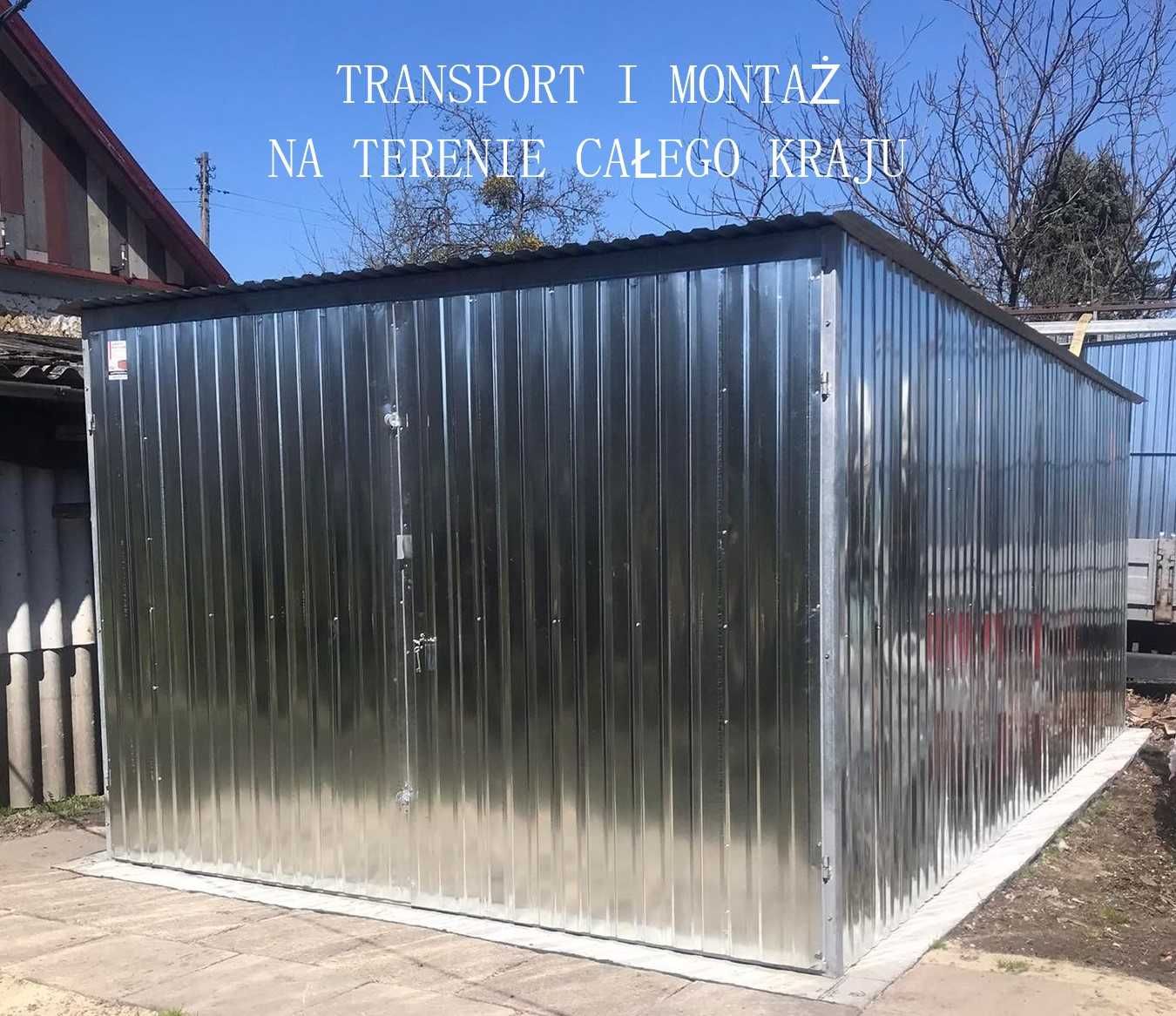 Garaż blaszany 3x5 PRODUCENT transport i montaż GRATIS