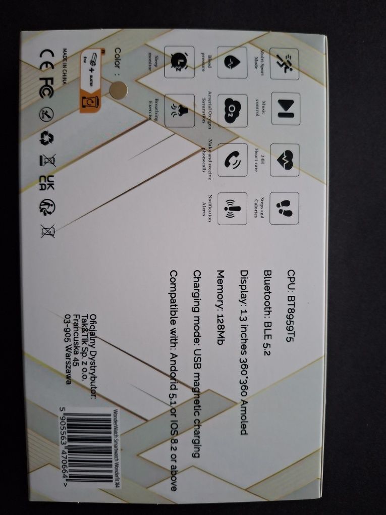 Smartwatch  WonderFit Xi4