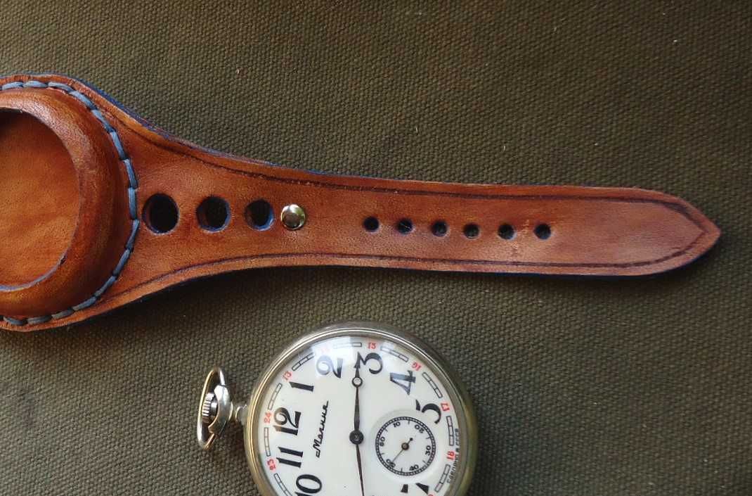 Pasek do zegarka kieszonkowego 50 mm.