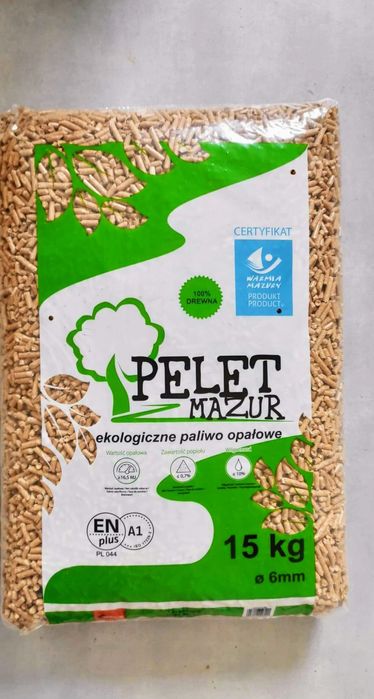 PELLET pelet drzewny całe podlaskie MAZUR Nr.1  towar od ręki !