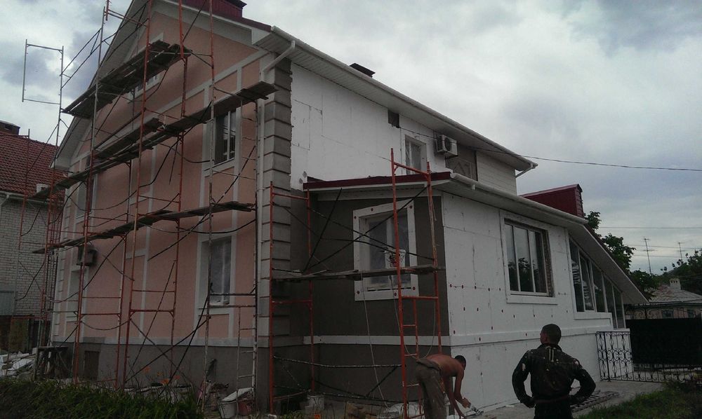 Кровельные работы. Ремонт крыши дома, балкона. Устранение течи. Фасад.