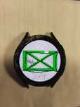 дисплей Samsung Galaxy Watch 4 (SM-R875) оригинал, з битим склом